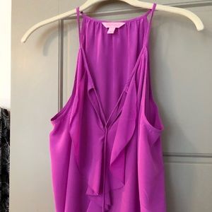 EUC Lilly Pulitzer Silk Top L